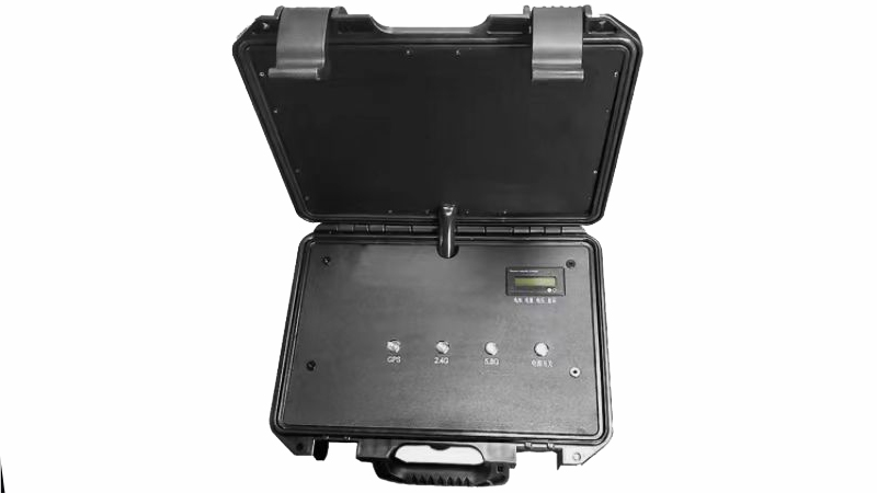 Suitcase  UAV Jammer System 1 Km Drone Jammer