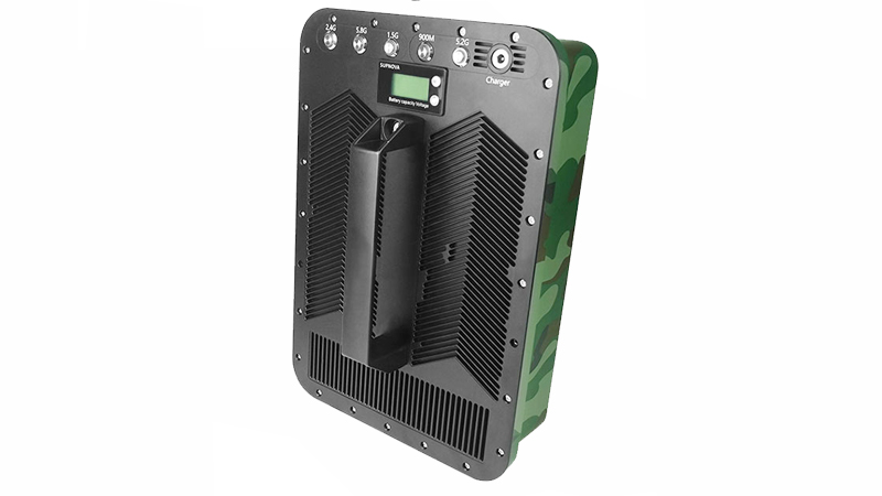 Portable 5 Band Anti Drone Signal Blocker Jammer